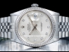 Rolex|Datejust 36 Argento Jubilee Silver Lining Diamonds|16234